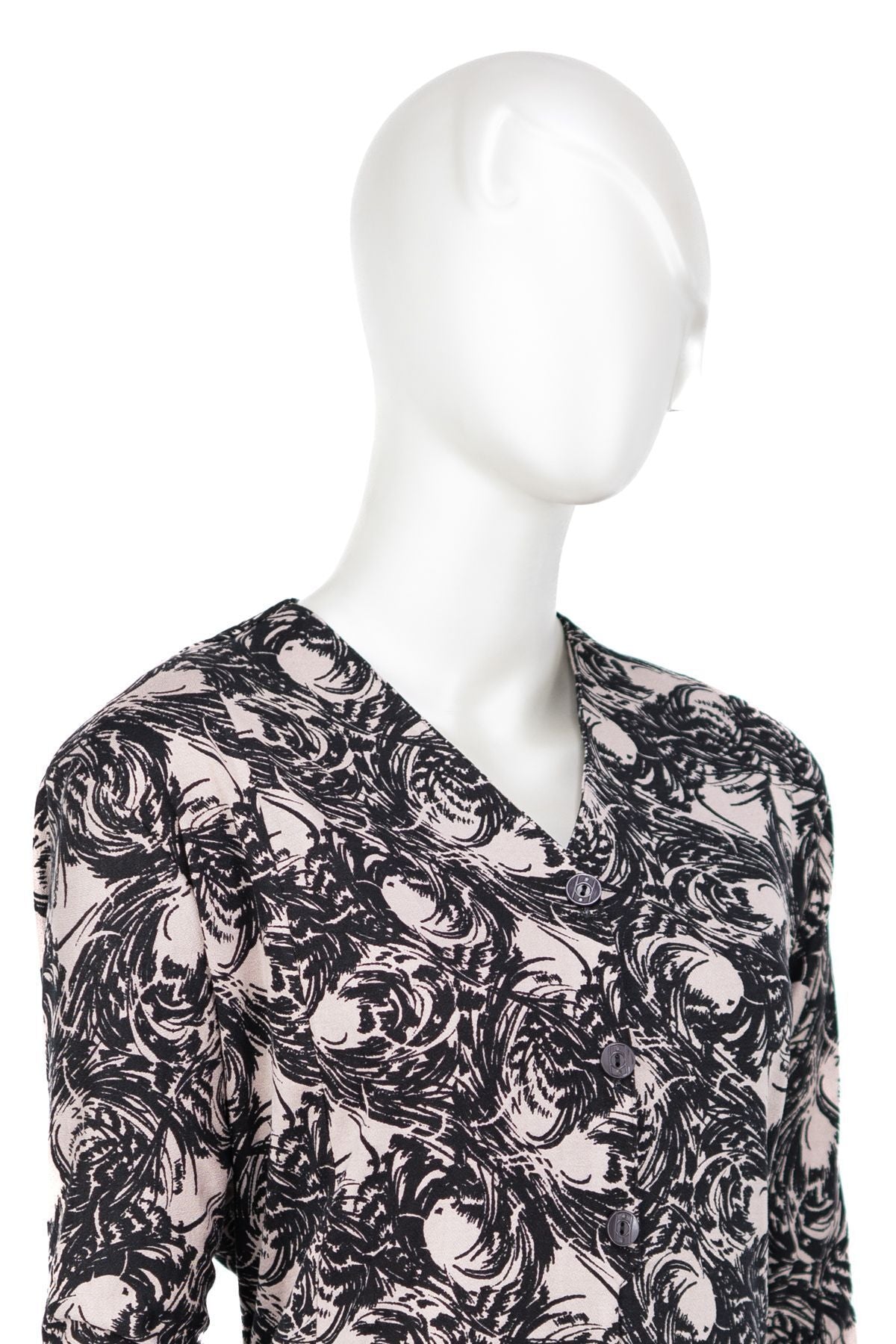 Kadın Mevsimlik Dokuma Viskon Kumaş Klasik Boydan Anne Elbise Bahar Desenli Tam Kalıp Robalı